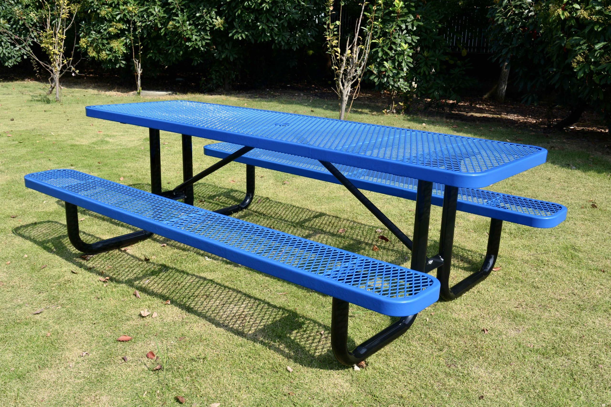 Amazon.com: LifeYard Heavy Duty 8' Rectangular Metal Picnic Table